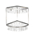 Organizador Esquinero Baño. Doble. Acero Inox. 2 Estantes - comprar online