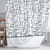 Cortina Baño Estampada Tela Microfibra Poliéster 180x180 Cm - Normita Room