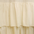 Cortina Baño Tusor Doble Volado 100% Algodon 180x180 Cm - comprar online