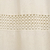 Cortina Baño Tusor Volado Puntilla 100% Algodon 180x180 Cm - Normita Room