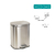 Cesto Tacho De Basura Acero Inox. Semi Mate. Con Pedal 12 Lt en internet