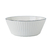 Set De Bowls X 6 + 1 Ensaladera Porcelana Blanca Borde Negro - tienda online