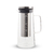Cafetera De Vidrio Y Acero Inox. Con Filtro Y Medidor 1 Lt - comprar online