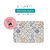 Set X 6 Individual Rectangular Estampado Pvc 42x30 Cm - comprar online