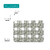 Imagen de Set X 6 Individual Rectangular Estampado Pvc 42x30 Cm