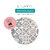 Set X 6 Individuales Redondos Estampados Pvc 39.5 Diam. - comprar online