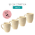 Set X 4 Jarro Taza Mug. Ceramica. Texturado 9 Cm Diam. - comprar online