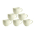 Set X 6 Jarro Tazon Mug. Ceramica. Texturado 8 Cm Diam. - Normita Room