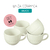 Set X 4 Jarro Tazon Mug. Ceramica. Texturado 8 Cm Diam. - (copia) - comprar online