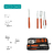 Juego Parrilla Kit Asado Set X4 Acero Inoxidable Y Madera en internet