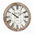 Reloj De Pared Vintage Analogico. De Madera Y Metal. 40cm Diam. - comprar online