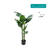 Planta Artificial Filodendro Verde. Con Maceta. 1.19 Mt en internet