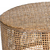 Mesa Ratona De Ratan Natural. 70 Diam X 48 Cm. Artesanal - Normita Room
