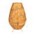 Fanal Porta Vela De Bambu. Tejido Artesanal 46cm X Diam 28cm - comprar online