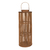 Fanal Porta Vela De Bambu. Cilindrico. Alto 65cm X Diam 24cm - comprar online