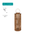 Fanal Porta Vela De Bambu. Cilindrico. Alto 65cm X Diam 24cm en internet