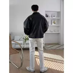 Jaqueta de Couro Americano Retro na internet