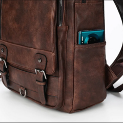 Mochila de Couro Executiva Jeep - loja online