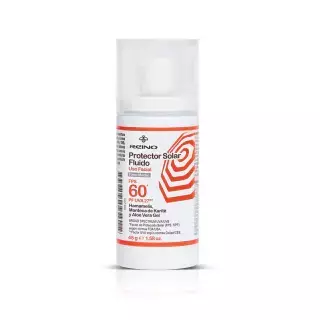 PROTECTOR SOLAR FLUIDO FPS 60 TRANSPARENTE Y COLOR MEDIO Y OSCURO