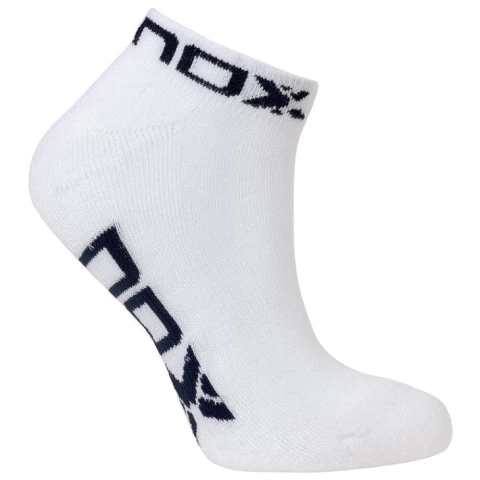 Medias Nox Tobillero Blanco Marino Mujer 1 Par
