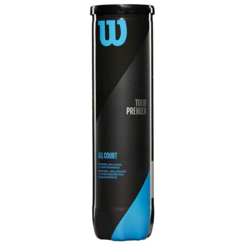 Tubo de 4 Pelotas Wilson Tour Premier All Court