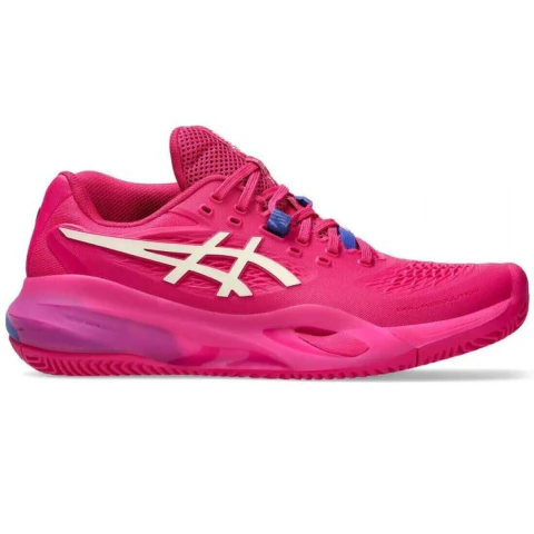Zapatillas Asics Gel Resolution X Clay Rosa Brillante Crema Mujer - comprar online