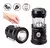 Etheos FU-L3 Farol Linterna Led Recargable Solar Usb Luz Día Fría Color Negro en internet