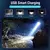 Linterna Recargable 3 En 1 Con Parlante Bluetooth Luz Fuerte - comprar online
