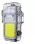 Imagen de Linterna JS-C01 Llavero Recargable Encendedor Sumergible Linterna Trasparente Luz Blanco