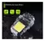 Linterna JS-C01 Llavero Recargable Encendedor Sumergible Linterna Trasparente Luz Blanco