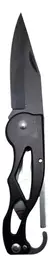 Navaja / Cuchillo Plegable Acero Inox Mosquetón - comprar online