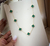 COLAR MINI TREVOS VERDE