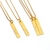 Colar Peixes Placa Retangular Personalizada - comprar online