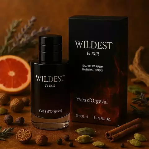 Wildest Elixir de Yves d'Orgeval EDP 100ml dupe inspirado en el perfume masculino Sauvage Elixir de Dior.