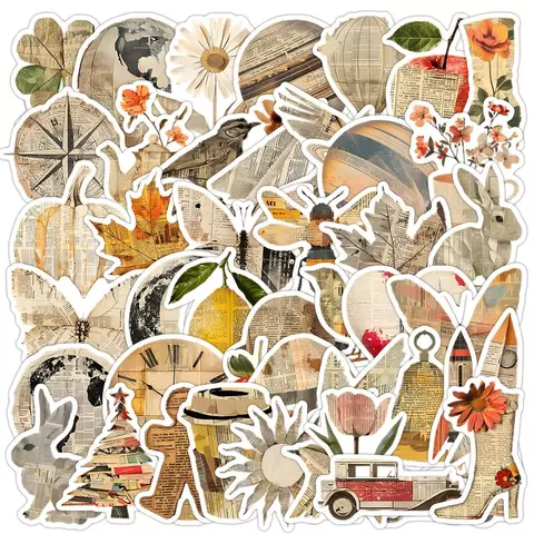 Kit de Adesivos Retrô & Graffiti