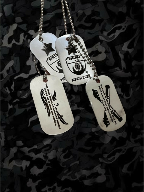 Banner da categoria Dog Tags Militares