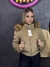 Jaqueta Puffer- Bege lisa - comprar online