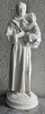 Santo Antonio Modelo 2 30cm Gesso Cru