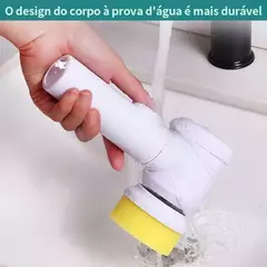 Escova Elétrica de Limpeza 5 em 1 na internet
