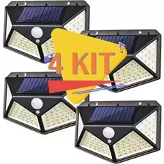 Luminária Solar 100 LEDs com Sensor de Movimento – Segurança e Economia para Áreas Externas na internet