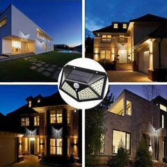 Imagem do Luminária Solar 100 LEDs com Sensor de Movimento – Segurança e Economia para Áreas Externas