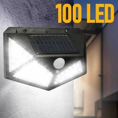 Luminária Solar 100 LEDs com Sensor de Movimento – Segurança e Economia para Áreas Externas - loja online
