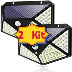 Luminária Solar 100 LEDs com Sensor de Movimento – Segurança e Economia para Áreas Externas - comprar online