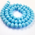 Fio de Cristal Facetado Azul Claro Leitoso 0,8mm na internet