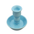 Castiçal de Louça 1 vela Azul - comprar online