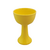 Castical de louça para vela de 7 dias amarelo - comprar online