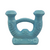 Castiçal de Louça 2 velas Azul - comprar online