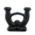 Castiçal de Louça 2 velas Preto - comprar online