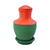 Quartinha de Barro Bicolor Vermelha e Verde - comprar online