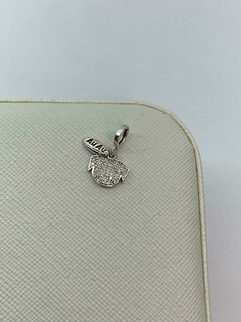 Berloque Cachorro Cravejado